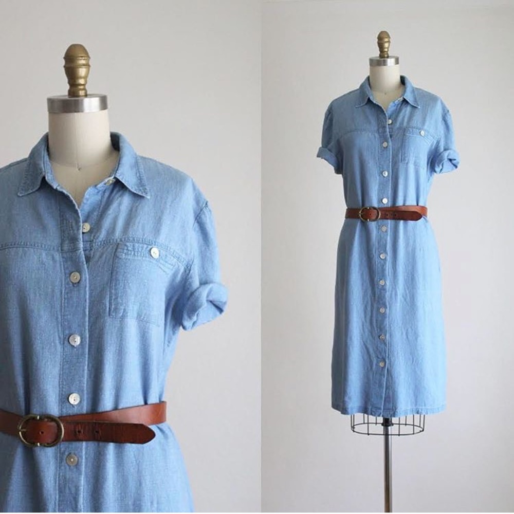 Charlotte Russe Chambray shirt dress
